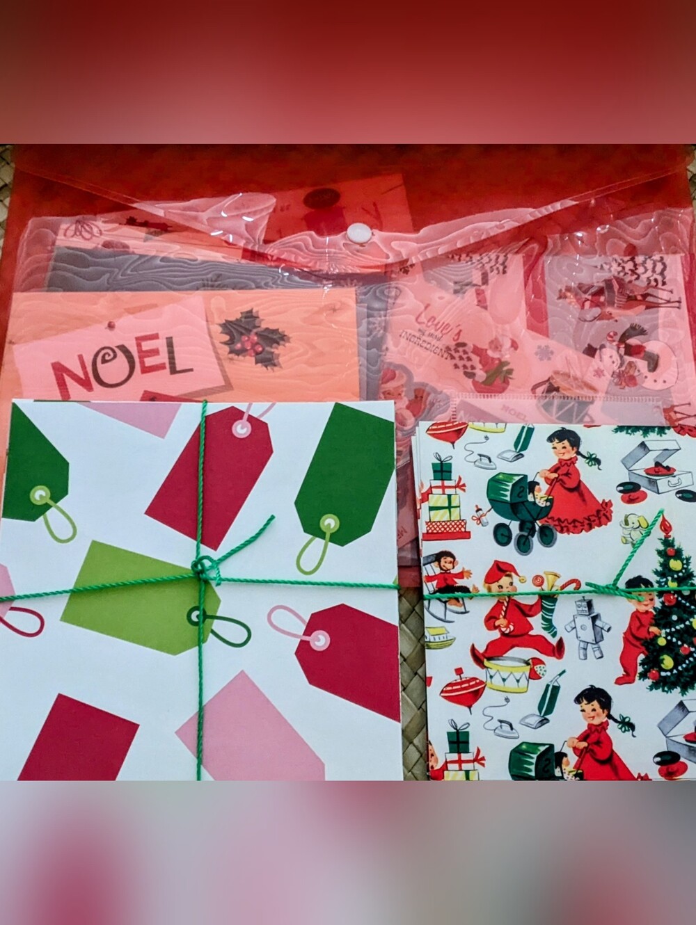 Christmas Craft Papers All New Unused for Card Making, Scrapbooks, Journals